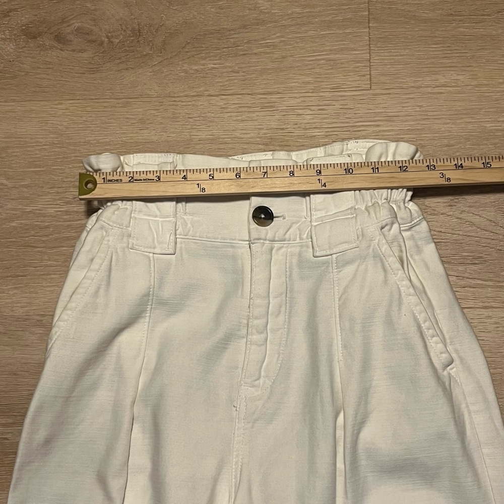 Free People One Way High Waisted Paper Bag Pants Size 0 - Picture 7 of 11